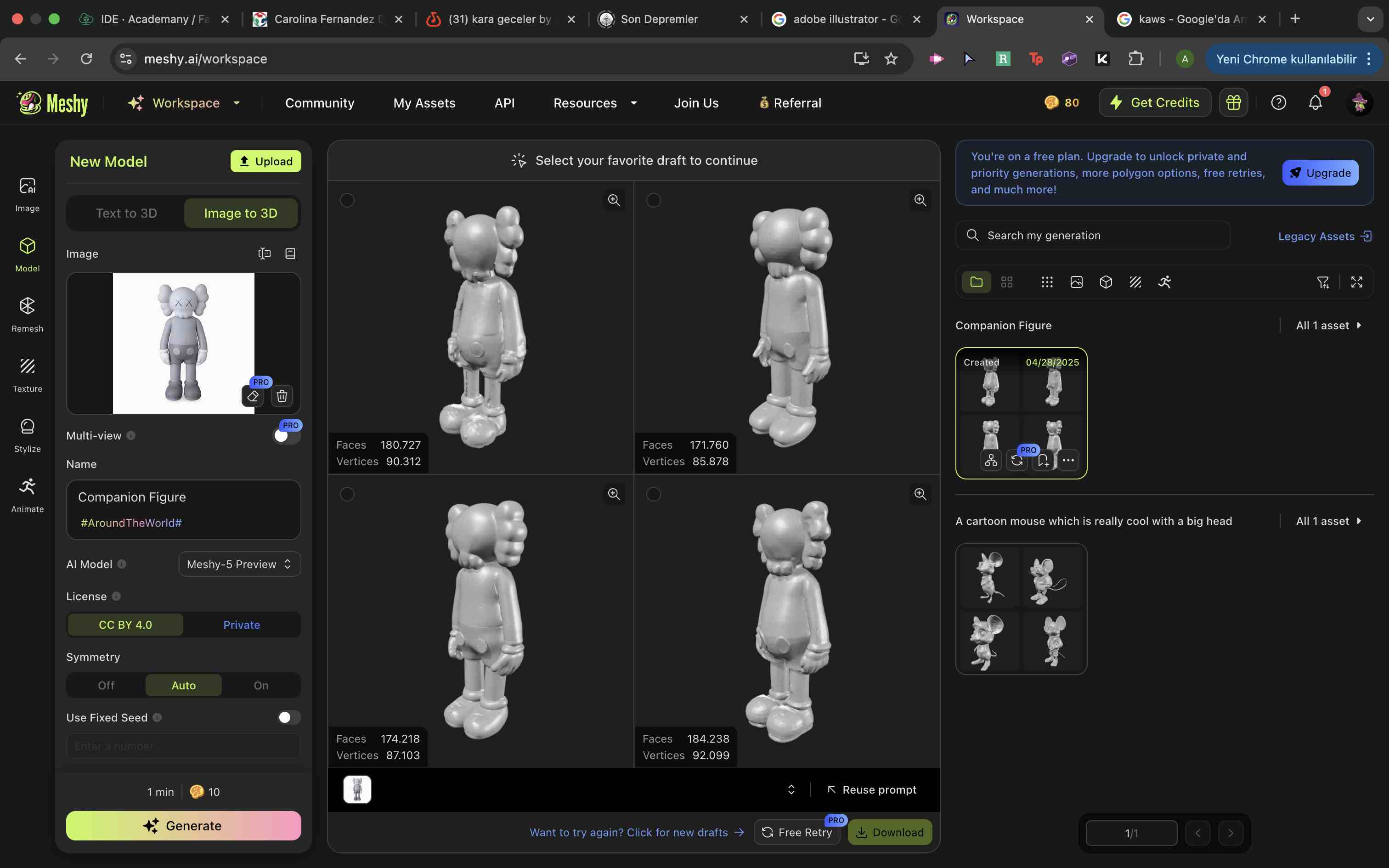 Meshy.ai Screenshot